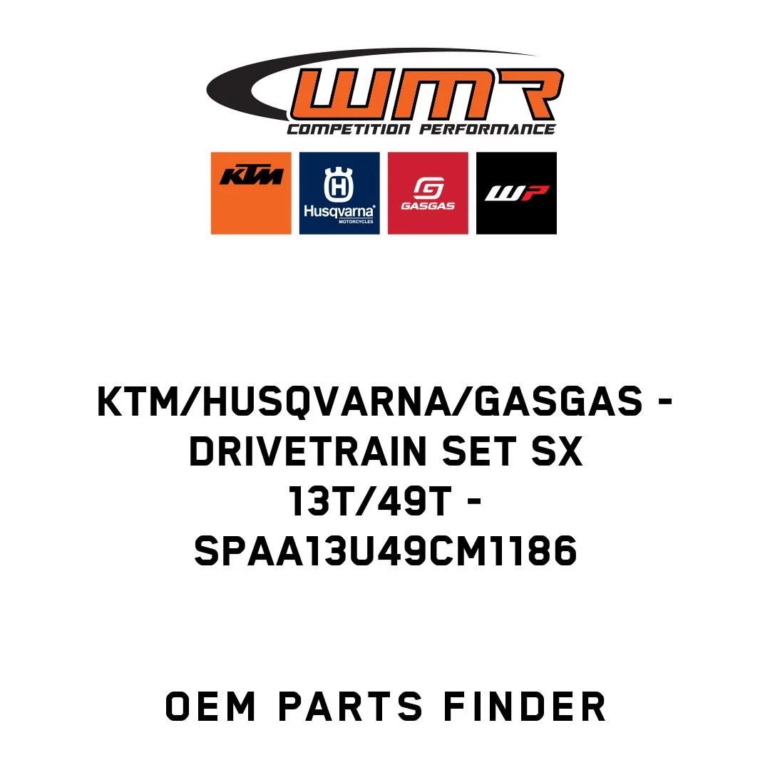 KTM/Husqvarna/GASGAS - Drivetrain set SX 13T/49T - SPAA13U49CM1186