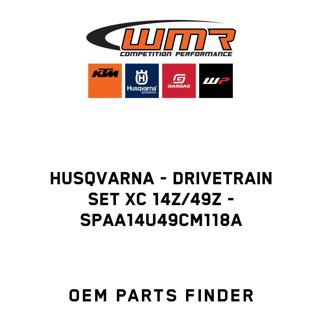 Husqvarna - drivetrain set XC 14Z/49Z - SPAA14U49CM118A