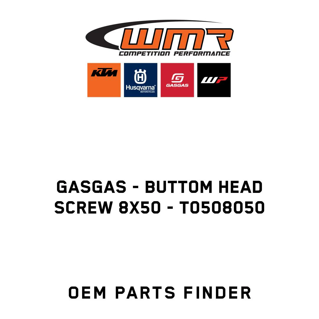 GASGAS - Buttom head screw 8x50 - T0508050