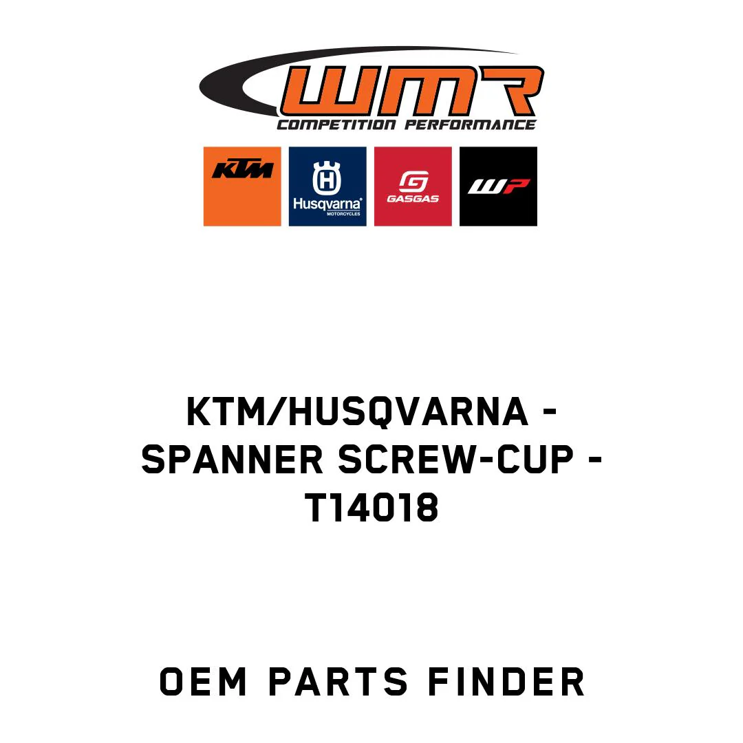 KTM/Husqvarna - SPANNER SCREW-CUP - T14018