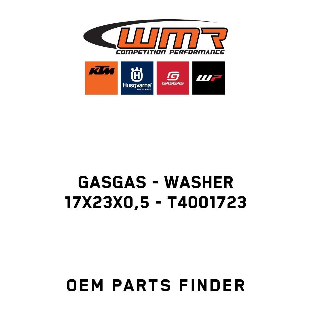 GASGAS - Washer 17x23x0,5 - T4001723