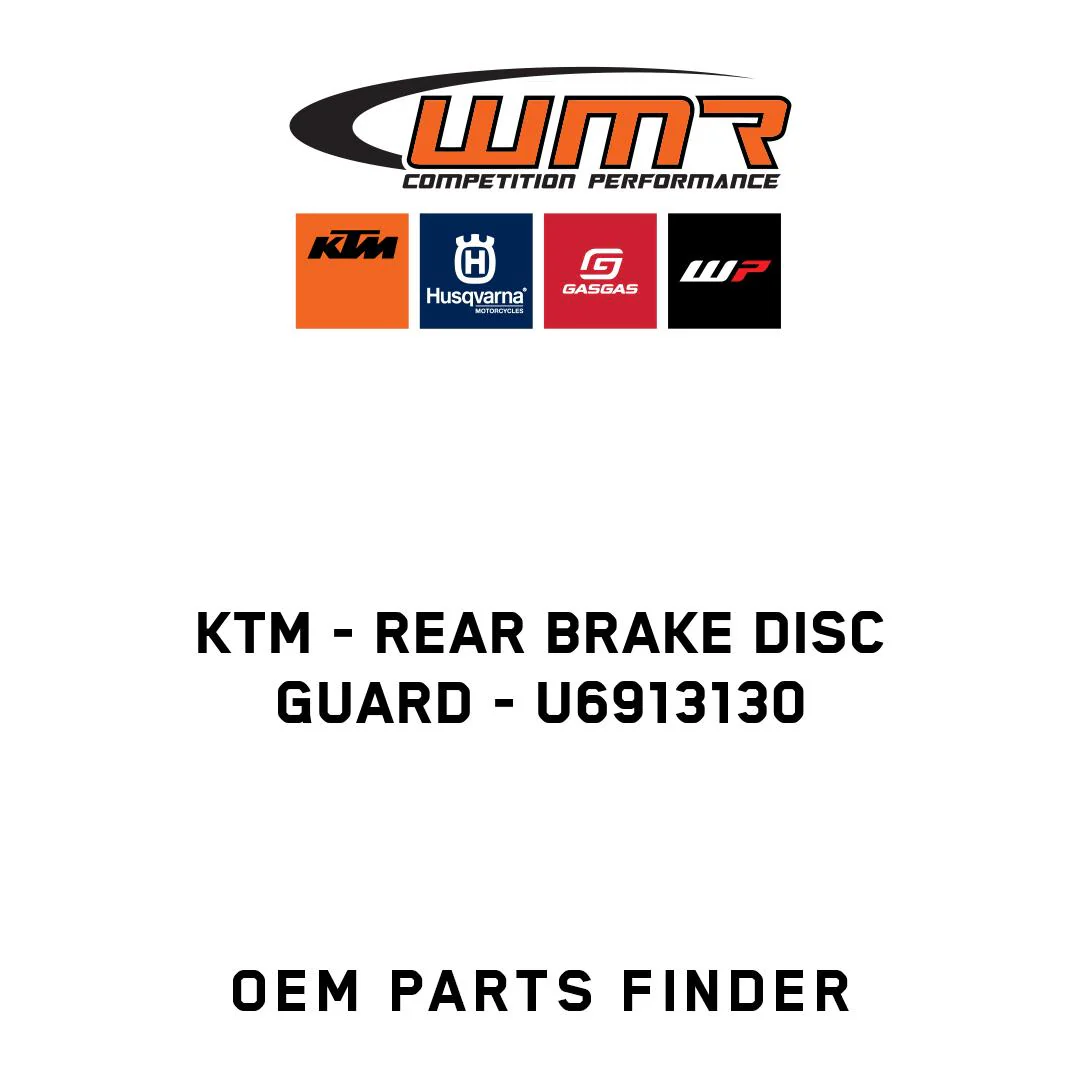 KTM - REAR BRAKE DISC GUARD - U6913130