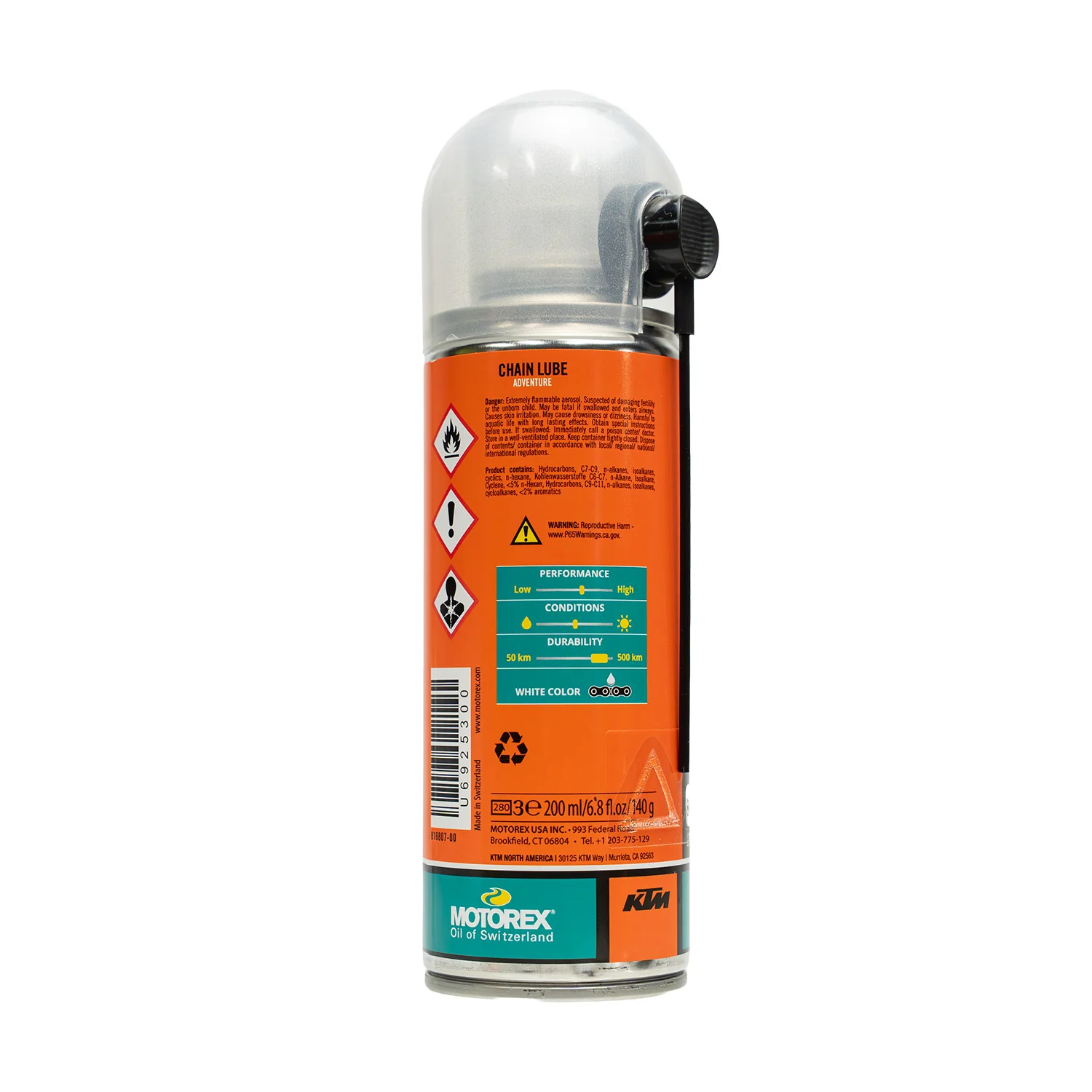 KTM Motorex Adventure Chain Lube 200ML - U6925300 - Image 3