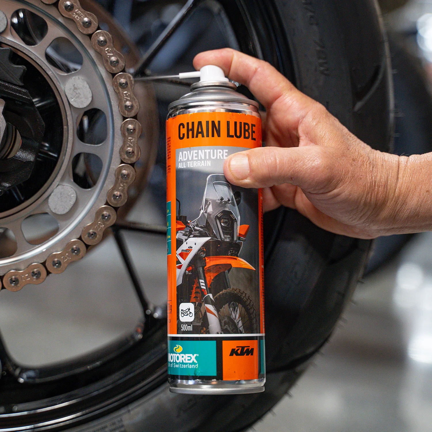 KTM Motorex Adventure Chain Lube 500ML - U6925301 - Image 2