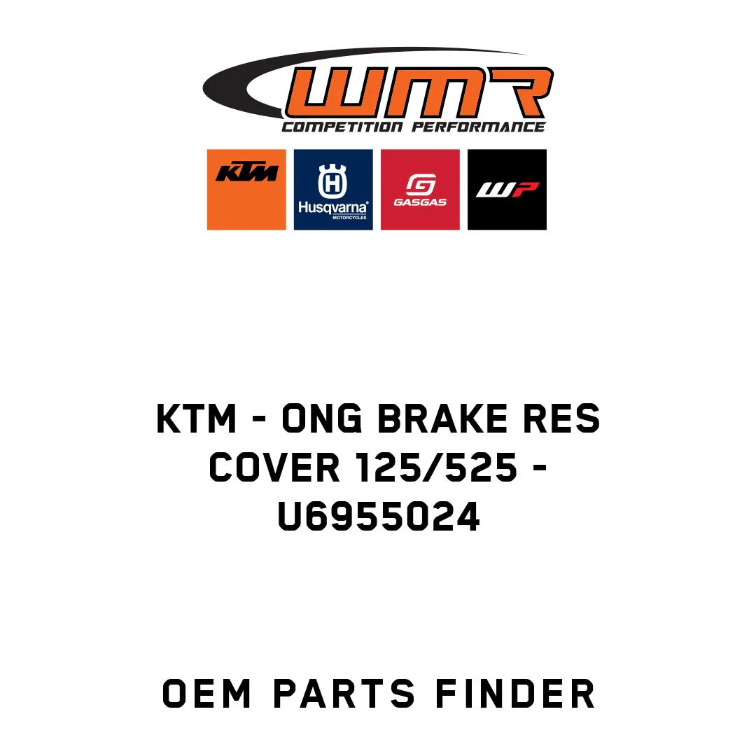 KTM - ONG BRAKE RES COVER 125/525 - U6955024