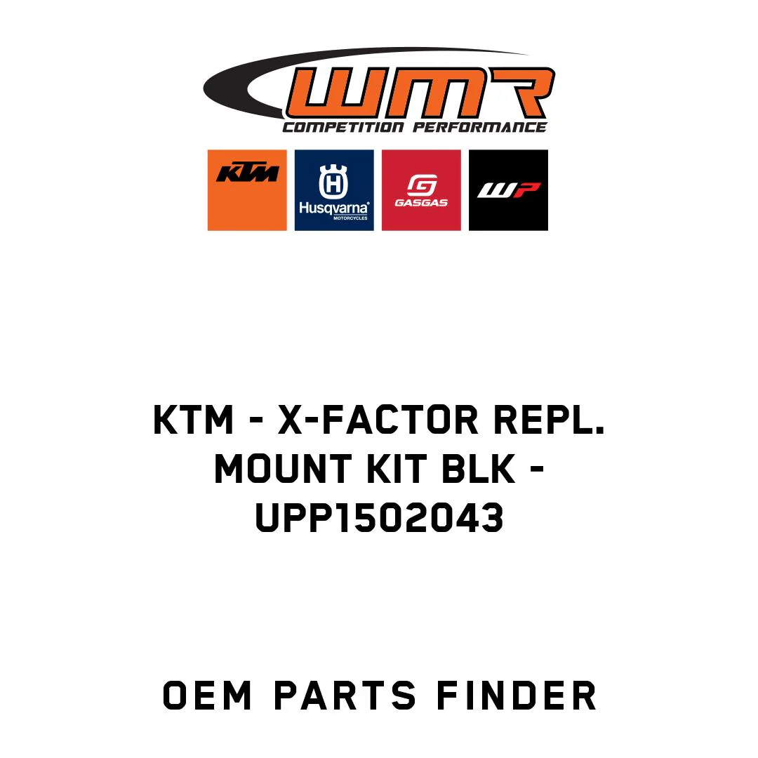 KTM - X-FACTOR REPL. MOUNT KIT BLK - UPP1502043